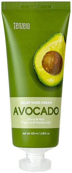 Крем для рук с экстрактом авокадо Tenzero Relief Hand Cream Avocado 100мл