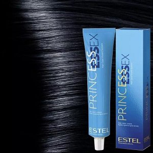 Крем-краска для волос PRINCESS ESSEX 1/0 Черный классический
