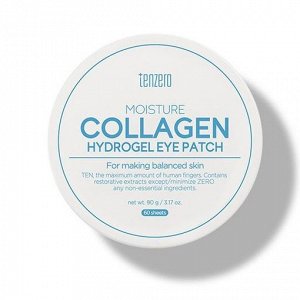 Патчи гидрогелевые для глаз с коллагеном Tenzero Moisture Collagen Hydrogel Eye Patch 90г