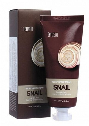 Крем для рук с муцином улитки Tenzero Relief Hand Cream Snail 100мл
