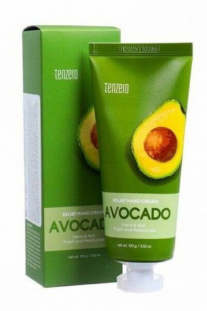 Крем для рук с экстрактом авокадо Tenzero Relief Hand Cream Avocado 100мл