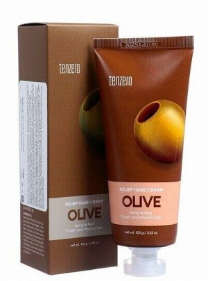 Крем для рук с экстрактом оливы Tenzero Relief Hand Cream Olive 100мл