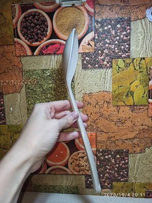 Ложка гарнирная Доляна «Беж», 28,5 см, цвет бежевый