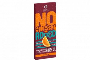 «O'Zera», горький шоколад No sugar added Dark&Orange, 90 г