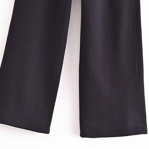 Женские спортивные брюки, утепленные, черный