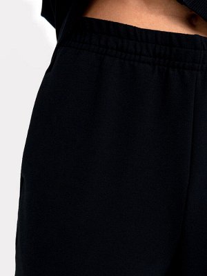 Комплект мужской (джемпер, брюки) в черном цвете