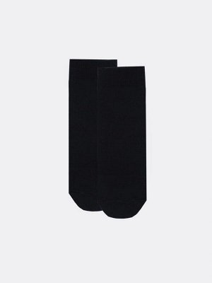 Носки укороченные унисекс черные (1 упаковка по 5 пар)