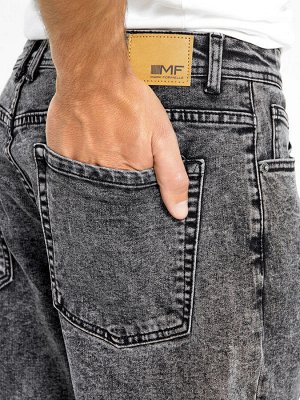 Mark Formelle Джинсовые серые шорты для мужчин