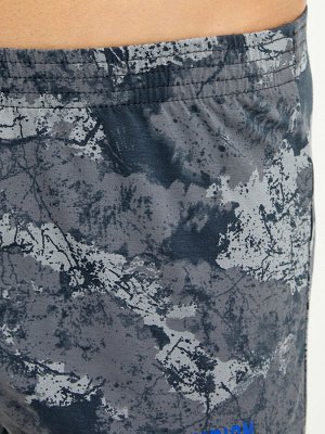 Трусы мужские шорты в сером цвете с принтом камуфляж