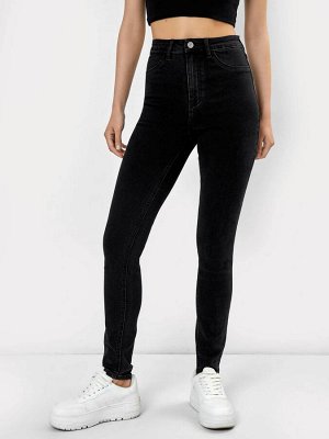 Брюки женские джинсовые jeggins в сером оттенке