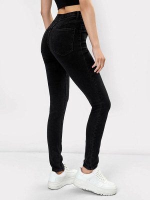 Брюки женские джинсовые jeggins в сером оттенке