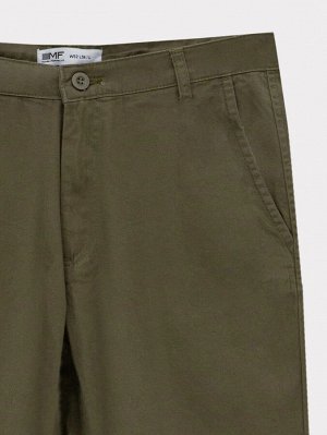 Мужские брюки джинсовые в зеленом оттенке
