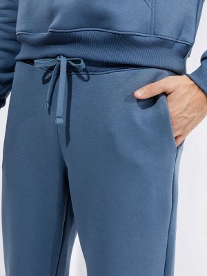 Теплый мужской комплект (худи и брюки) в оттенке турмалин