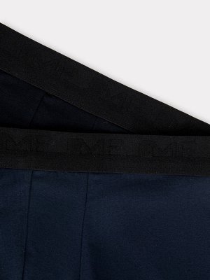 Трусы мужские боксеры мультипак (2 шт.) в темно-синем и черных цветах
