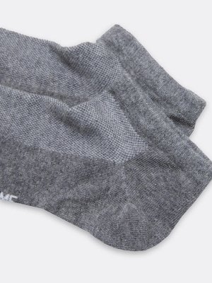 Носки мужские укороченные серые с сеткой (1 упаковка по 5 пар)