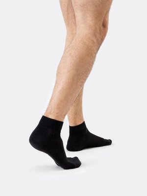 Носки мужские короткие в черном оттенке (1 упаковка по 5 пар)