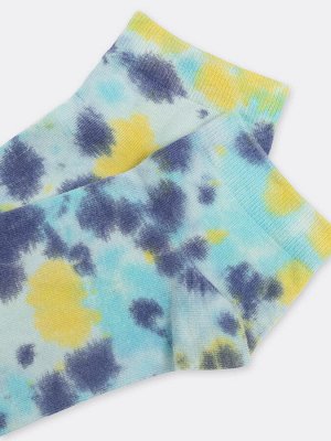 Короткие мужские носки в расцветке тай-дай (1 упаковка по 5 пар)
