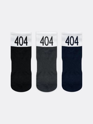 Мультипак укороченных спортивных носков (3 упаковки по 3 пары)