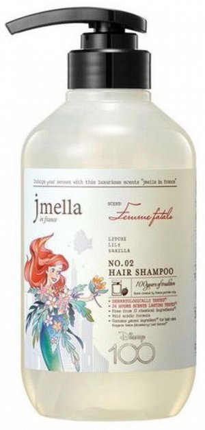 JMELLA (JMSolution) Шампунь для волос Роковая Женщина (Ариэль) In France Hair Shampoo Femme Fatale, 500 мл