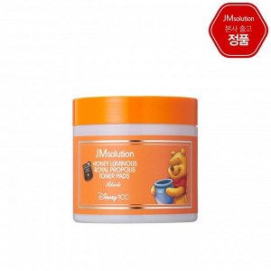 JMSolution Тонер-пэды для лица с экстрактом меда Toner Pads Honey Luminous Royal Propolis Black, 150мл(70шт)