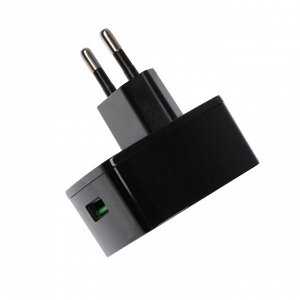 Сетевое зарядное устройство Hoco C70A, 18 Вт, USB QC3.0 - 3 А, черный   7687049