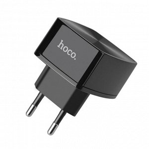 Сетевое зарядное устройство Hoco C70A, 18 Вт, USB QC3.0 - 3 А, черный   7687049