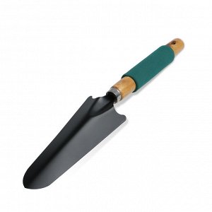 Совок посадочный Greengo, длина 33,5 см, ширина 6,5 см, деревянная ручка с поролоном