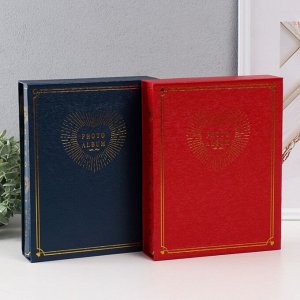 Фотоальбом на 200 фото 10х15 см "Классика. Сердце" МИКС 5,5х20,8х26,5 см