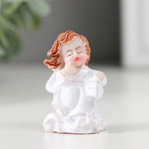 Фигурка полистоун «Ангел в белом на облаке», 2.3x2.5x4 см, МИКС
