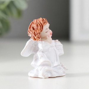 Фигурка полистоун «Ангел в белом на облаке», 2.3x2.5x4 см, МИКС