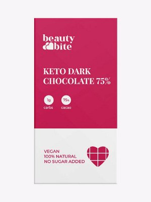 Кето-шоколад тёмный 75% низкоуглеводный