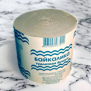 Туалетная бумага "Байкалика" диаметр 110мм