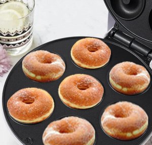 Электрическая мини печь для пончиков, пончик-мейкер 900W