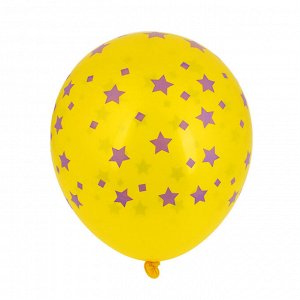 Капитан Весельчак Набор воздушных шаров 6 шт. 12", с цветным рисунком