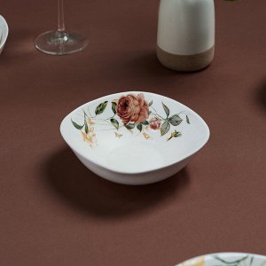 MILLIMI Анета Набор столовой посуды 13 пр., опаловое стекло, квадратная форма, 19019