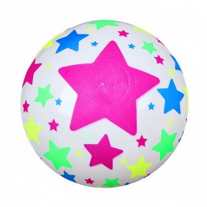 SILAPRO Мяч пляжный Звезды 22см, ПВХ, 60г (+-10%)