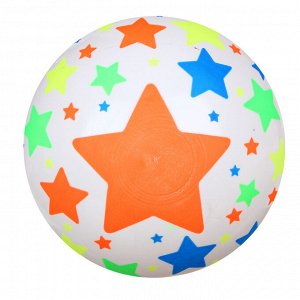 SILAPRO Мяч пляжный Звезды 22см, ПВХ, 60г (+-10%)