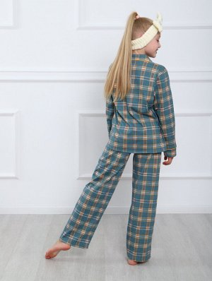 Пижама МЛШ-20 "Модная" зеленый-желтый