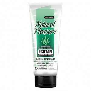 Крем д/усиления загара “Natural Pleasure” с маслом авокадо, экстр. зел. чая,ромашки и вит Е, 125мл