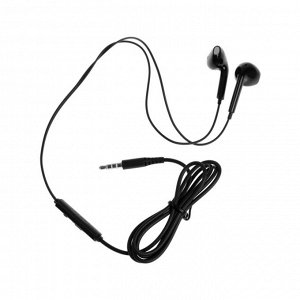 Наушники BYZ S870, проводные, вкладыши, микрофон, 3,5 мм, 1.2 м, чёрные