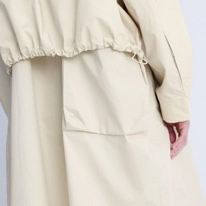 UNIQLO - стильный плащ с капюшоном - 33 KHAKI