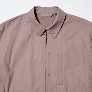 UNIQLO - укороченная ветровка с объемными рукавами - 36 BROWN