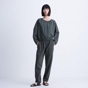 UNIQLO - объемная укороченная кофта на резинке - 07 GRAY