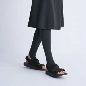 UNIQLO - стильные сандалии с тройными лямками -  09 BLACK