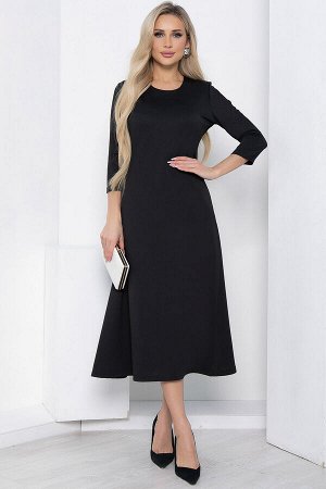 Платье "Идеал стиля" (черное) П8791