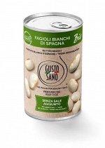 Органическая гигантская белая Испанская фасоль