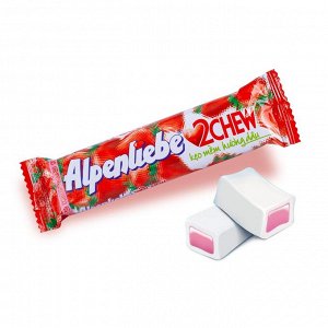 ALPENLIEBE 2 CHEW Жевательные конфеты со вкусом клубники 24,5 гр.