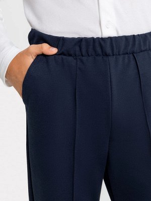 Школьные брюки для мальчиков в темно-синем цвете