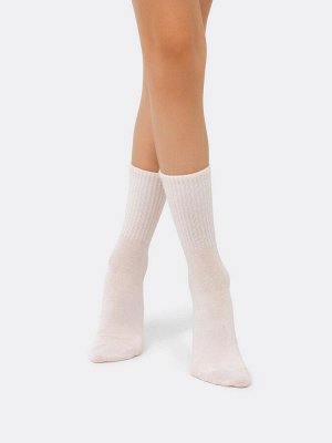 Детские высокие носки в зефирном оттенке (1 упаковка по 5 пар)