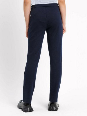 Классические брюки для девочек в темно-синем цвете